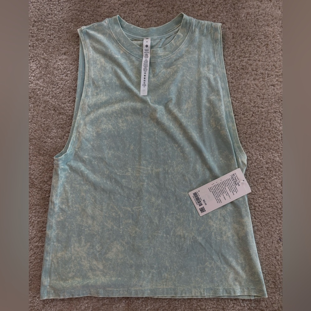 lululemon athletica Faded Green Muscle Tee